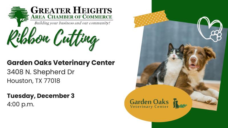 Ribbon Cutting for Garden Oaks Veterinary Center