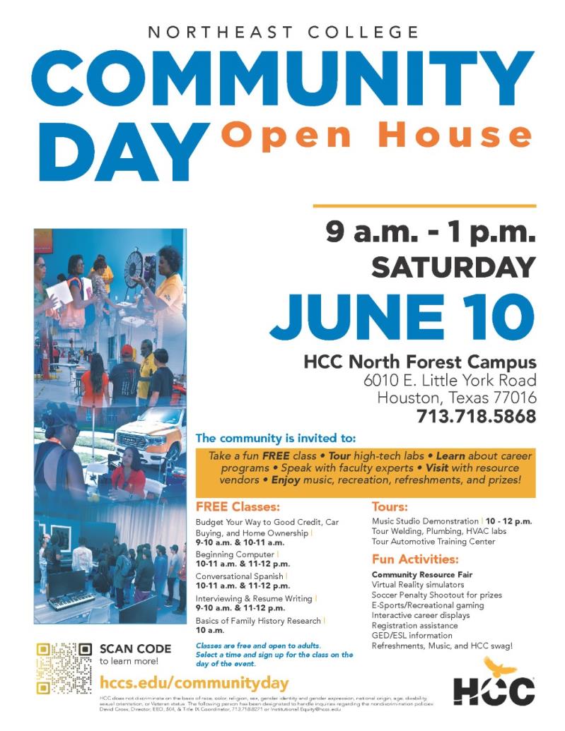 Houston Community College Community Day Open House
