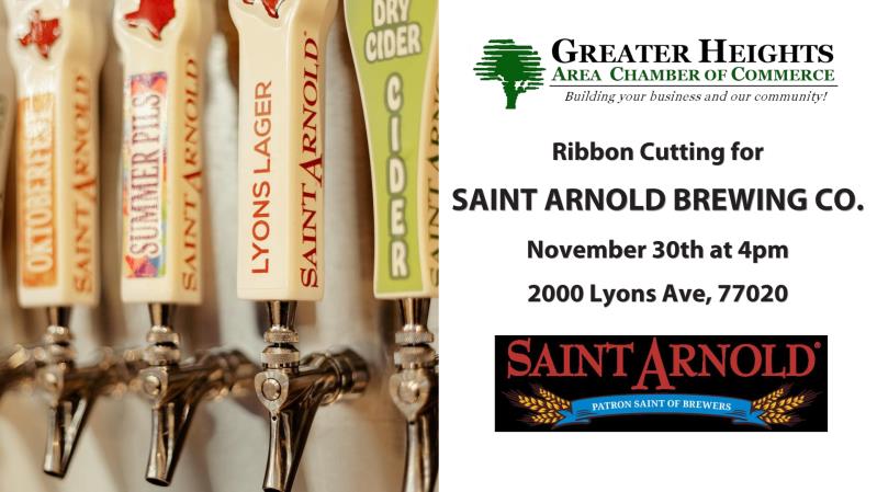 Ribbon Cutting for Saint Arnold Brewing Company