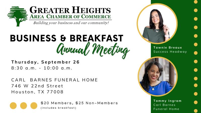 Business & Breakfast - Annual Meeting