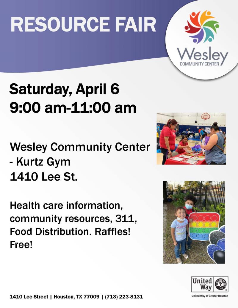 Wesley: Resource Fair