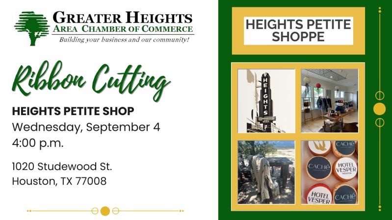 Ribbon Cutting for The Heights Petite Shoppe