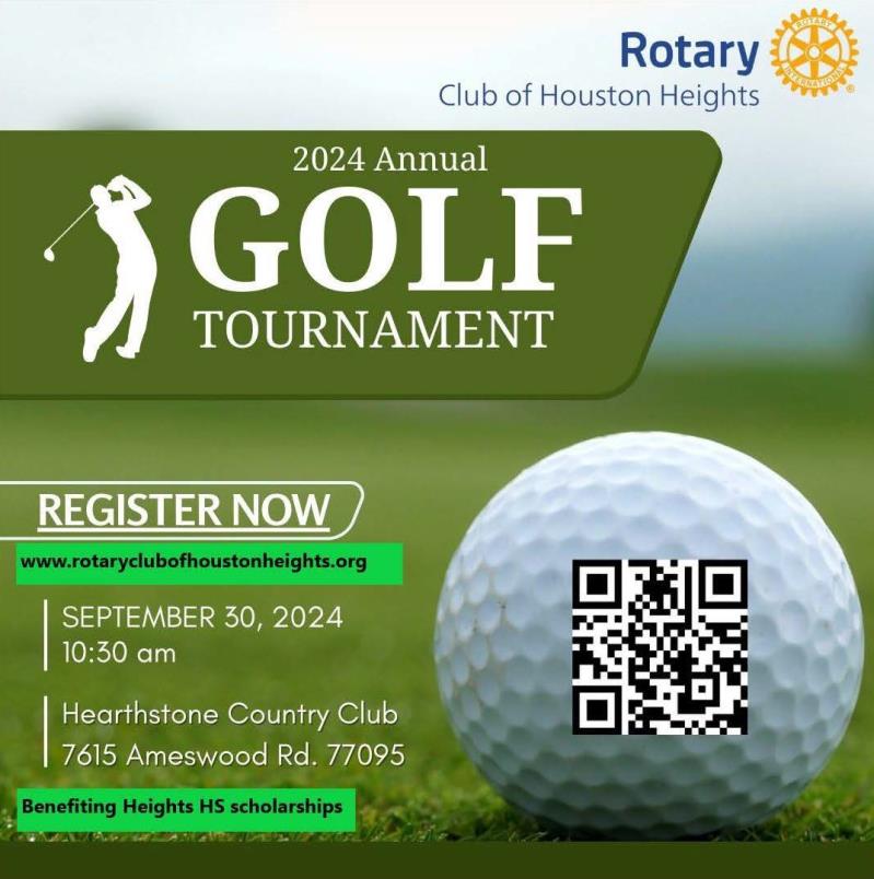 Rotary Club of Houston Heights 2024 Annual Golf Tournament